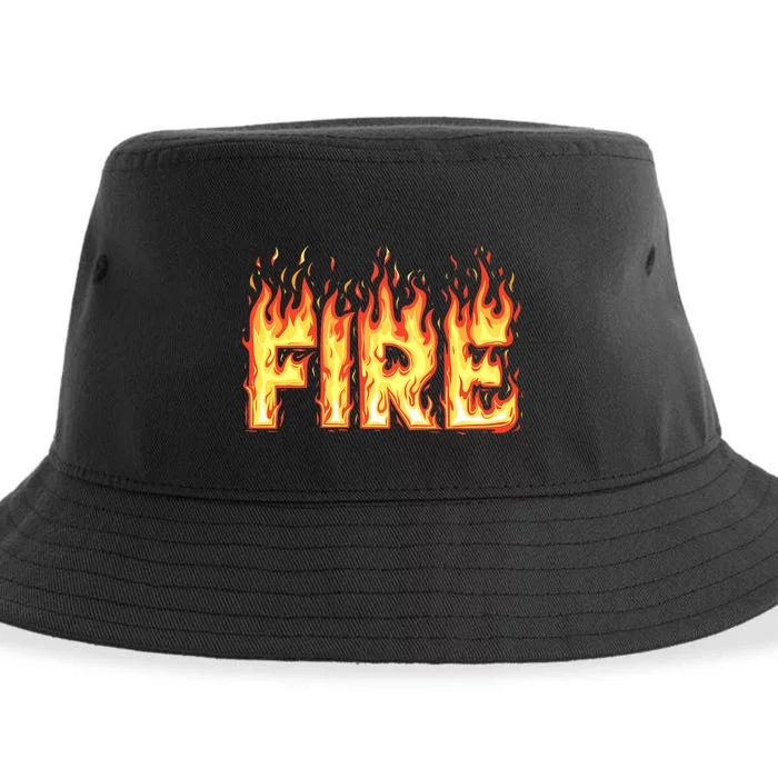 Fire Flame Fire And Ice Costume Sustainable Bucket Hat