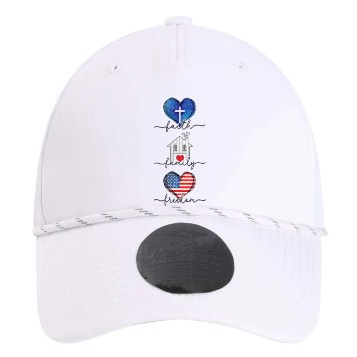 Faith Family Freedom Hearts 4th Of July Patriotic Flag Performance The Dyno Cap