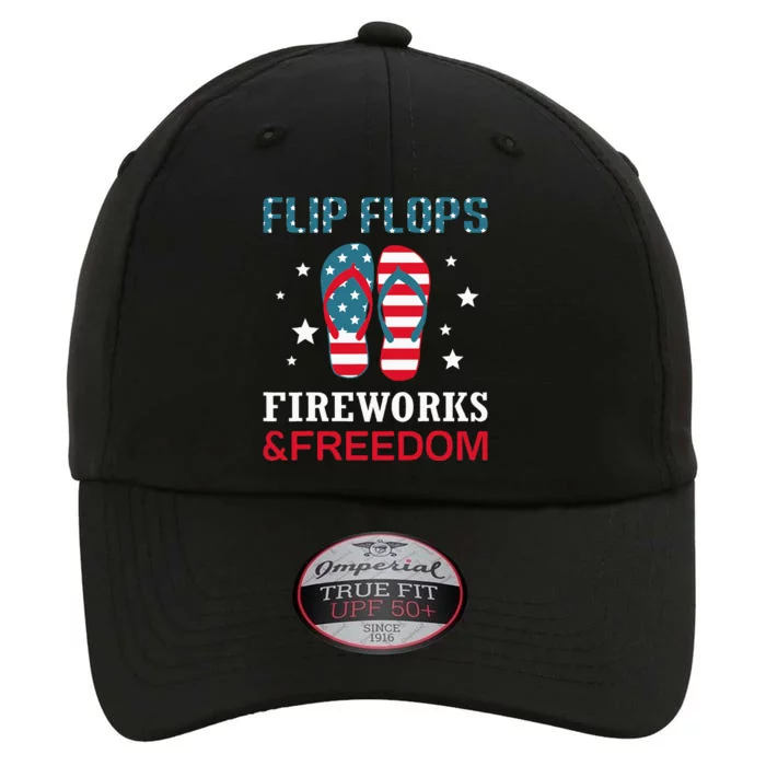 Flip Flops Fireworks And Freedom 4th Of July The Original Performance Cap