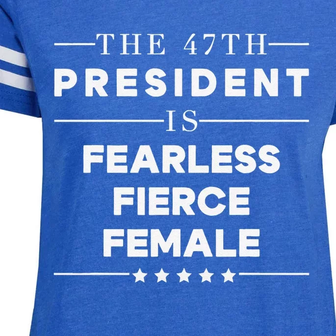 Fearless Fierce Female 47th Usa President Vote Kamala Enza Ladies Jersey Football T-Shirt