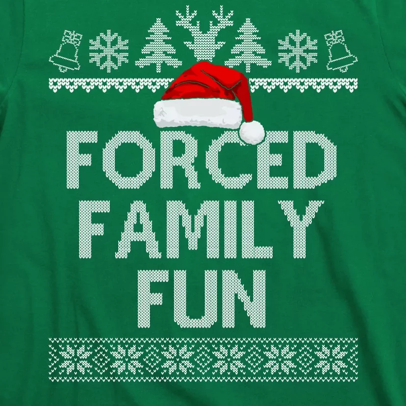 Forced Family Fun Christmas Holiday T-Shirt