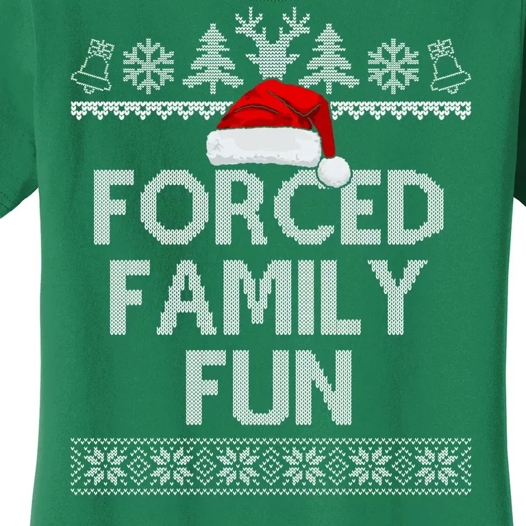 Forced Family Fun Christmas Holiday Women's T-Shirt