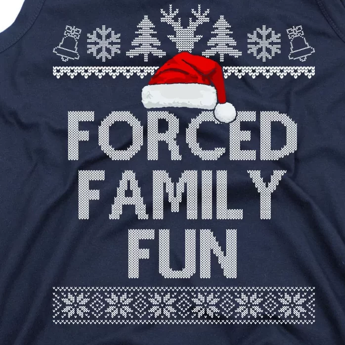 Forced Family Fun Christmas Holiday Tank Top