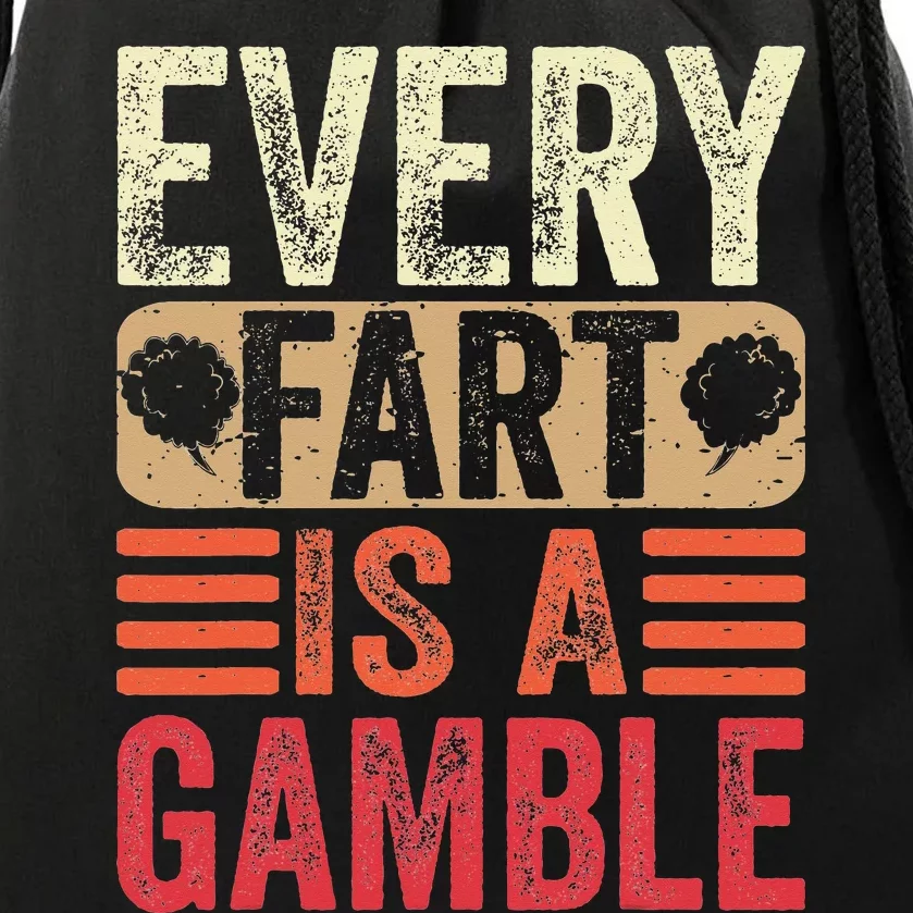 Funny Fart Farting Sarcastic Humor Saying Drawstring Bag