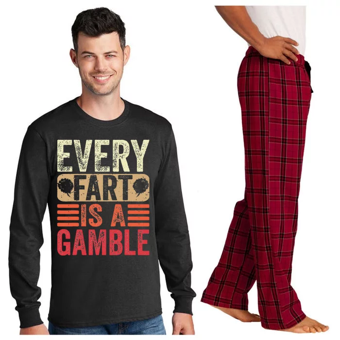 Funny Fart Farting Sarcastic Humor Saying Long Sleeve Pajama Set