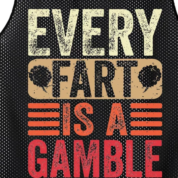 Funny Fart Farting Sarcastic Humor Saying Mesh Reversible Basketball Jersey Tank