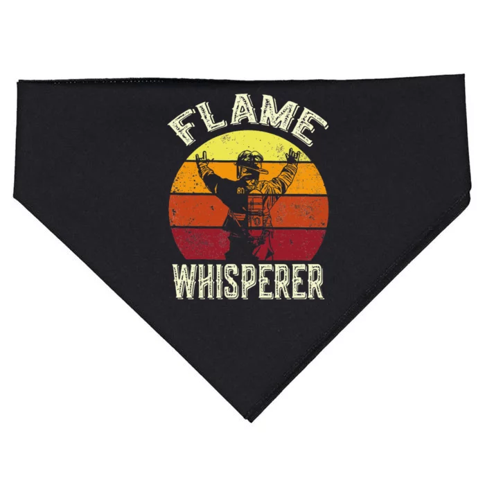 Funny Firefighting Fireman & Volunteer Firefighter USA-Made Doggie Bandana