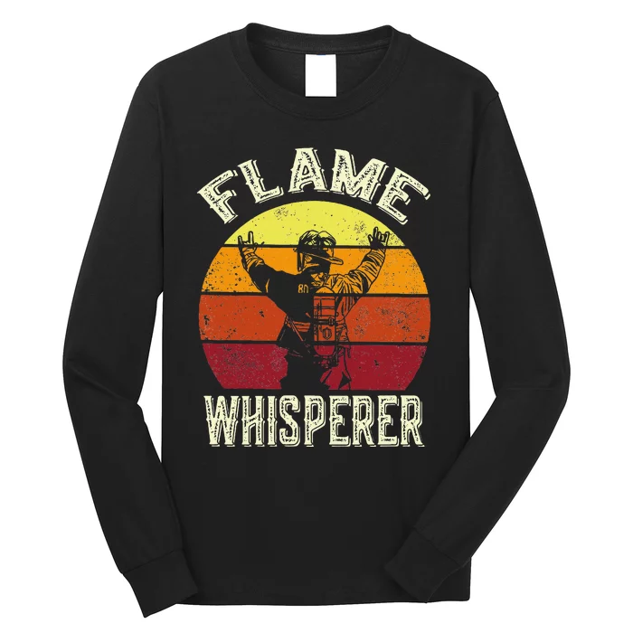 Funny Firefighting Fireman & Volunteer Firefighter Long Sleeve Shirt