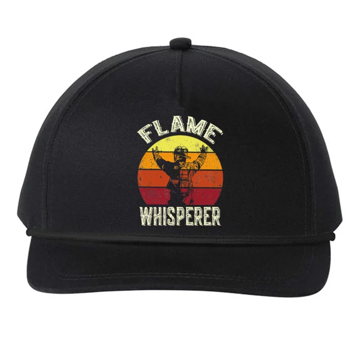 Funny Firefighting Fireman & Volunteer Firefighter Snapback Five-Panel Rope Hat