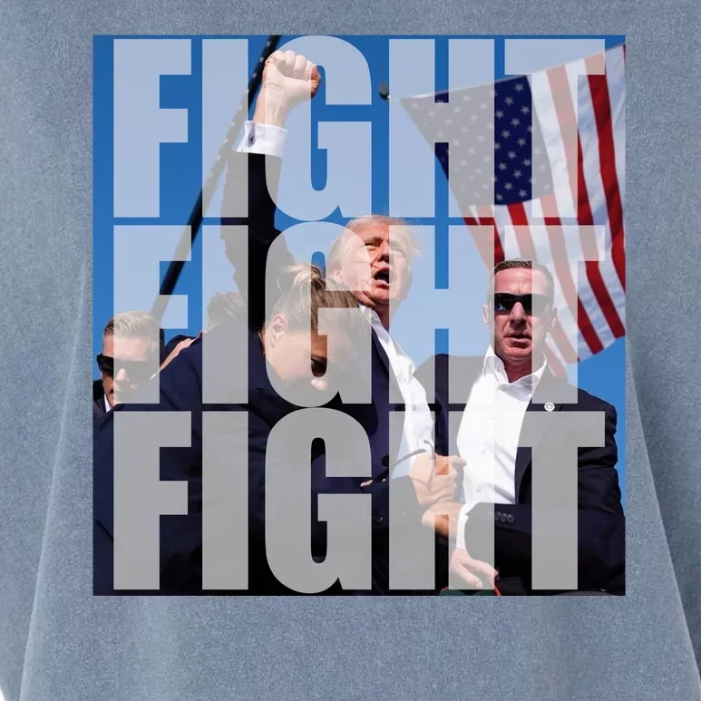 Fight Fight Fight Donald Trump 2024 Usa Election Garment-Dyed Women's Muscle Tee