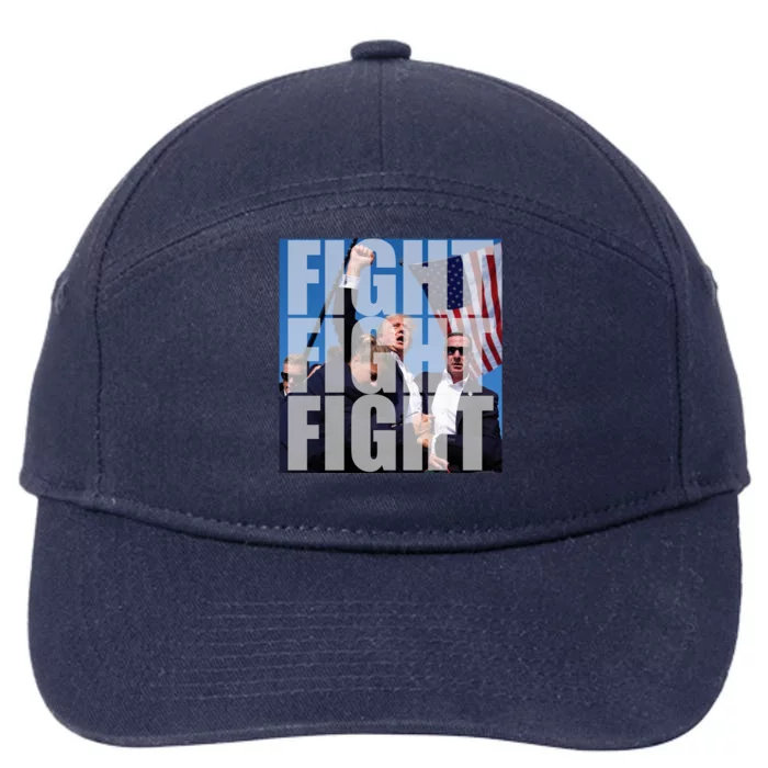 Fight Fight Fight Donald Trump 2024 Usa Election 7-Panel Snapback Hat