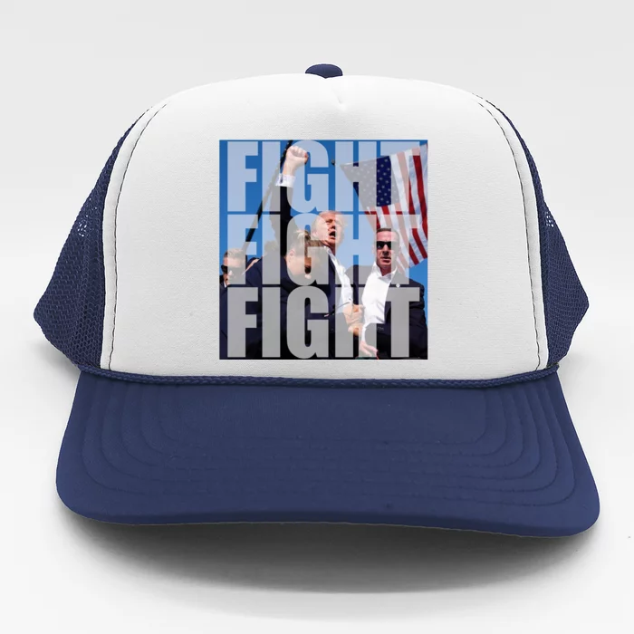 Fight Fight Fight Donald Trump 2024 Usa Election Trucker Hat