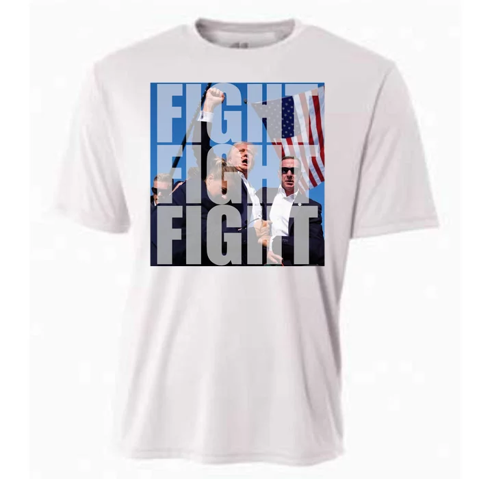 Fight Fight Fight Donald Trump 2024 Usa Election Cooling Performance Crew T-Shirt