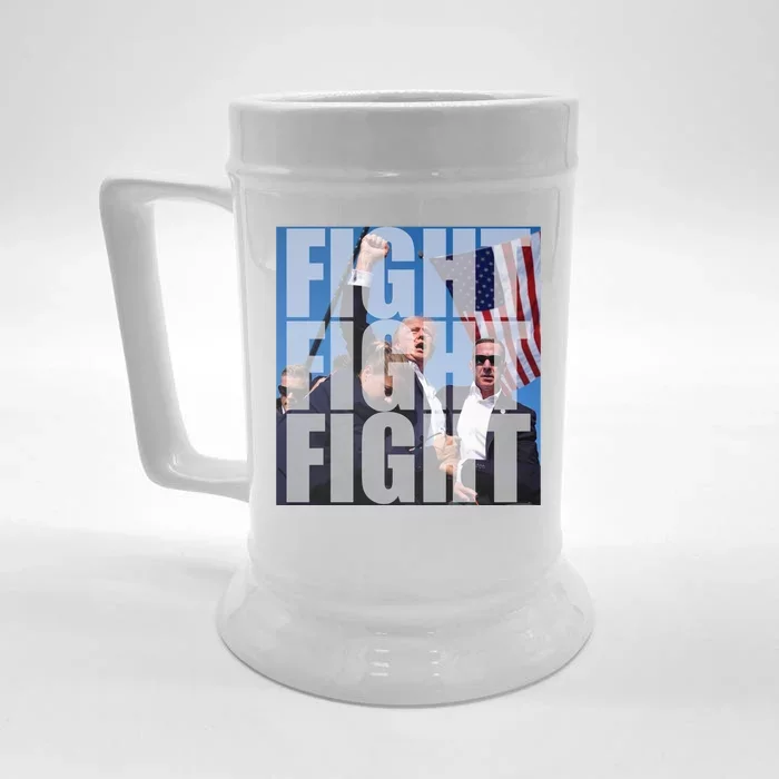 Fight Fight Fight Donald Trump 2024 Usa Election Front & Back Beer Stein