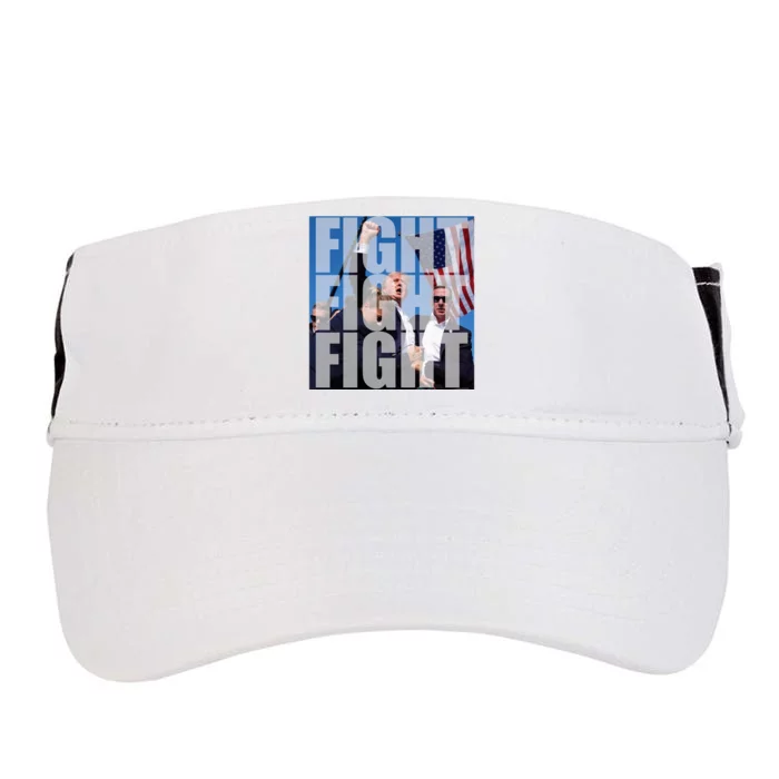 Fight Fight Fight Donald Trump 2024 Usa Election Adult Drive Performance Visor