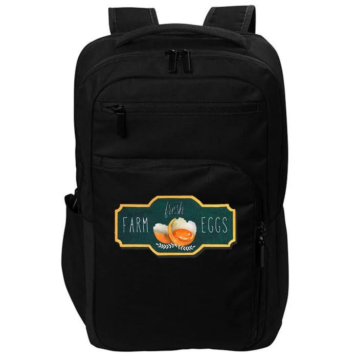 Funny Farm Fresh Eggs Impact Tech Backpack