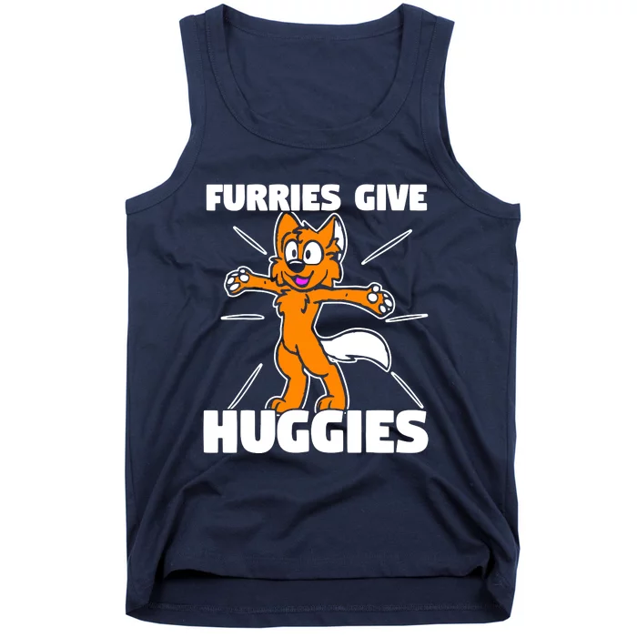 Furry Fandom Furries Give Hugs Tank Top