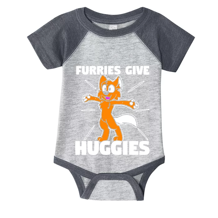 Furry Fandom Furries Give Hugs Infant Baby Jersey Bodysuit