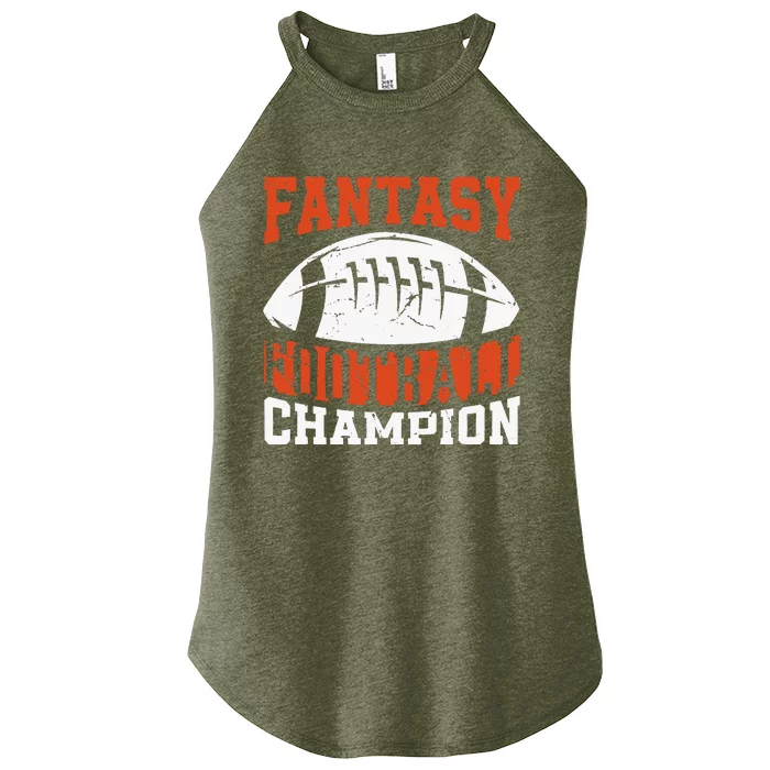 Funny Fantasy Football Player Fantasy Football Champion Women’s Perfect Tri Rocker Tank