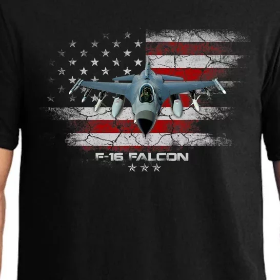 F16 Fighting Falcon Military Jet Aircraft Pilot Veteran Pajama Set