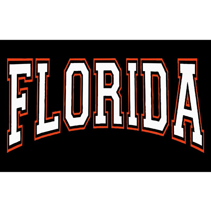 funny Florida FL United States Font Bumper Sticker