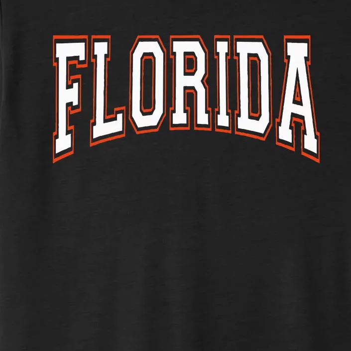 funny Florida FL United States Font ChromaSoft Performance T-Shirt