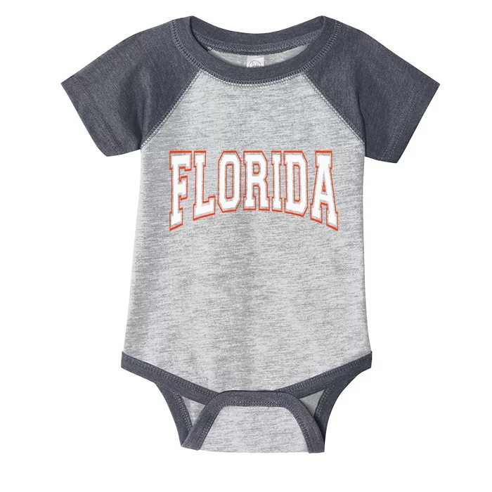 funny Florida FL United States Font Infant Baby Jersey Bodysuit