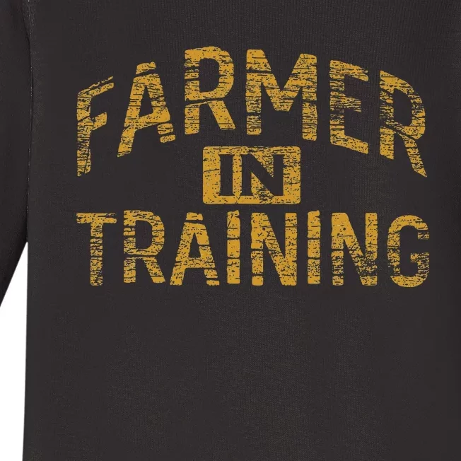 Future Farmer Farming Pride Baby Long Sleeve Bodysuit