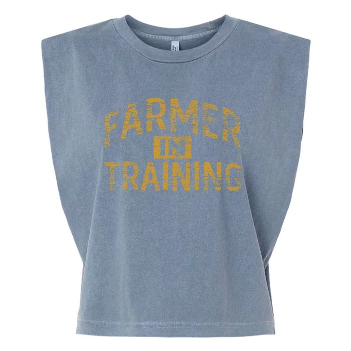 Future Farmer Farming Pride Garment-Dyed Women's Muscle Tee