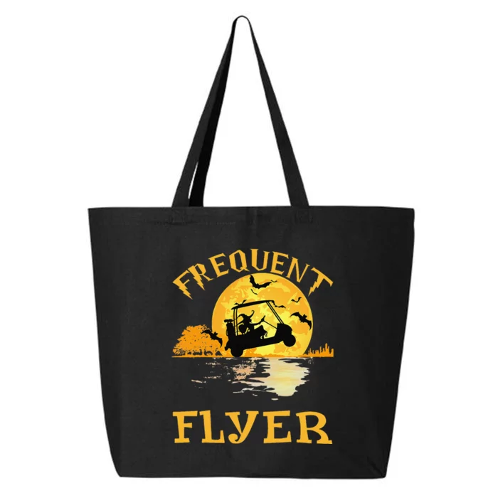 Frequent Flyer Fairway Golf Witch Vintage Halloween Costume 25L Jumbo Tote