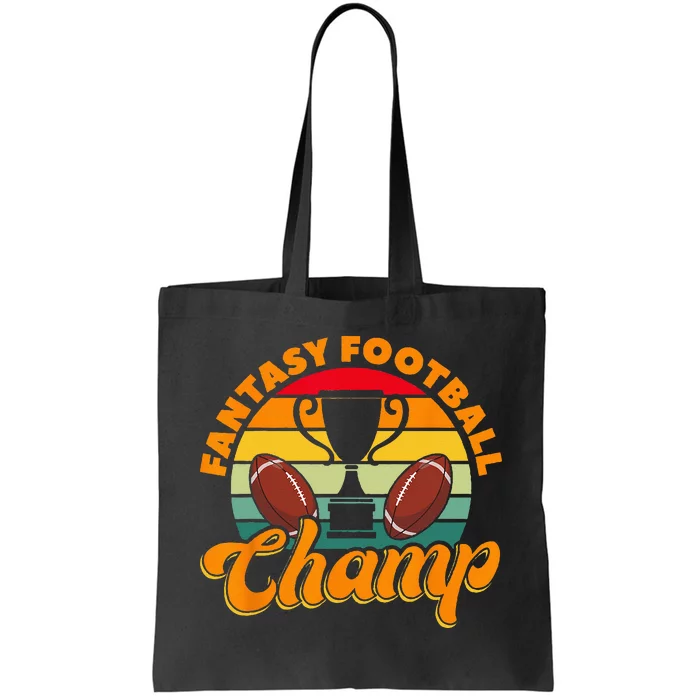 Football Fantasy Football Champ Fantasy Football Player Tote Bag