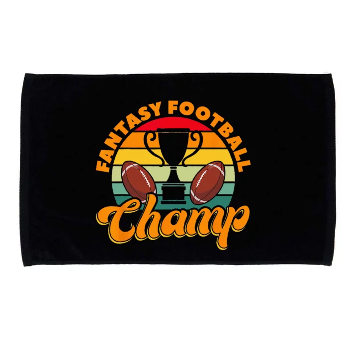 Football Fantasy Football Champ Fantasy Football Player Microfiber Hand Towel