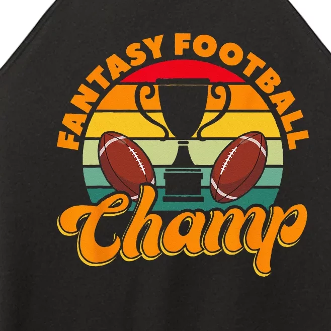 Football Fantasy Football Champ Fantasy Football Player Women’s Perfect Tri Rocker Tank