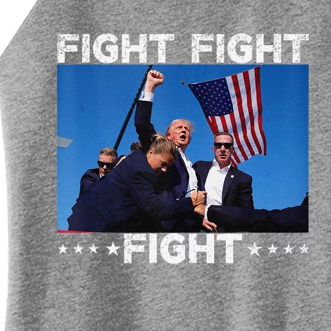 Fight Fight Fight Trump 2024 Vote Trump Women’s Perfect Tri Rocker Tank