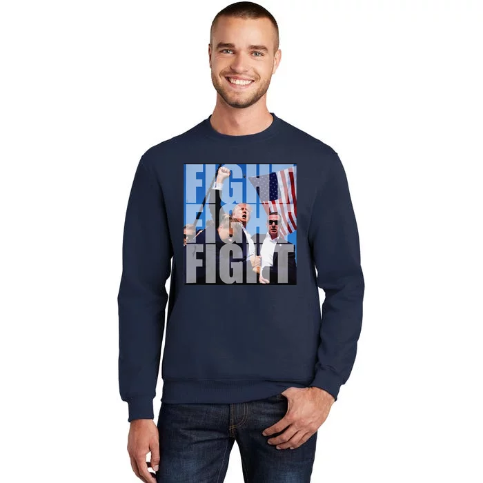 Fight Fight Fight For Donald Trump 2024 Usa Election Voting Sweatshirt