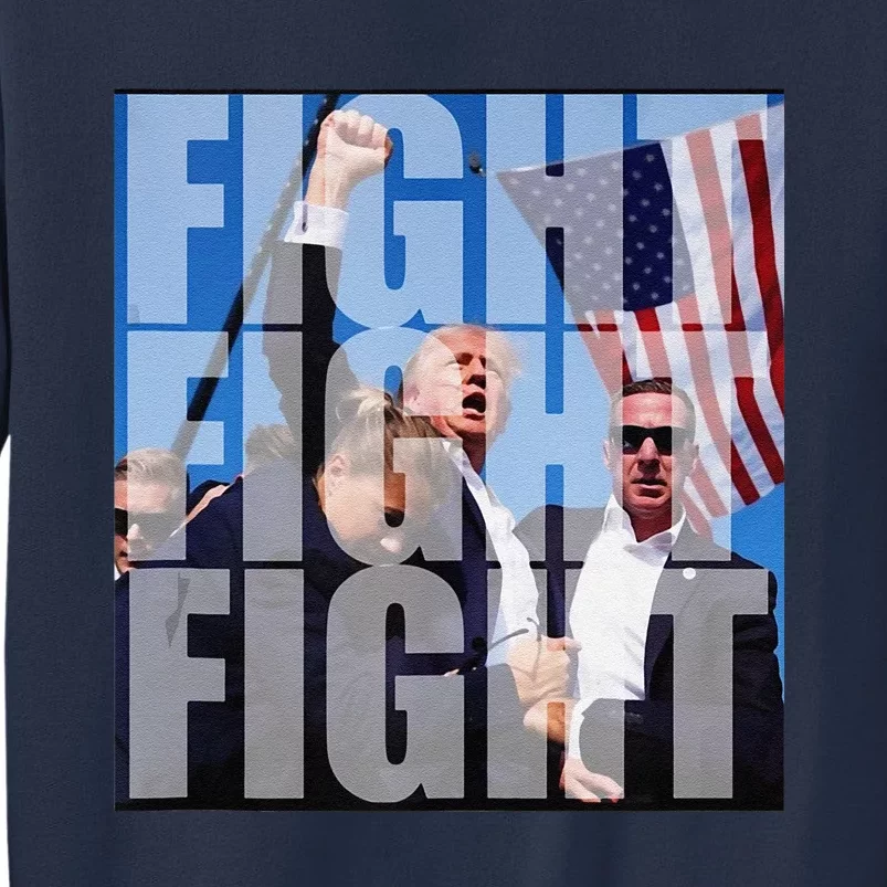 Fight Fight Fight For Donald Trump 2024 Usa Election Voting Sweatshirt