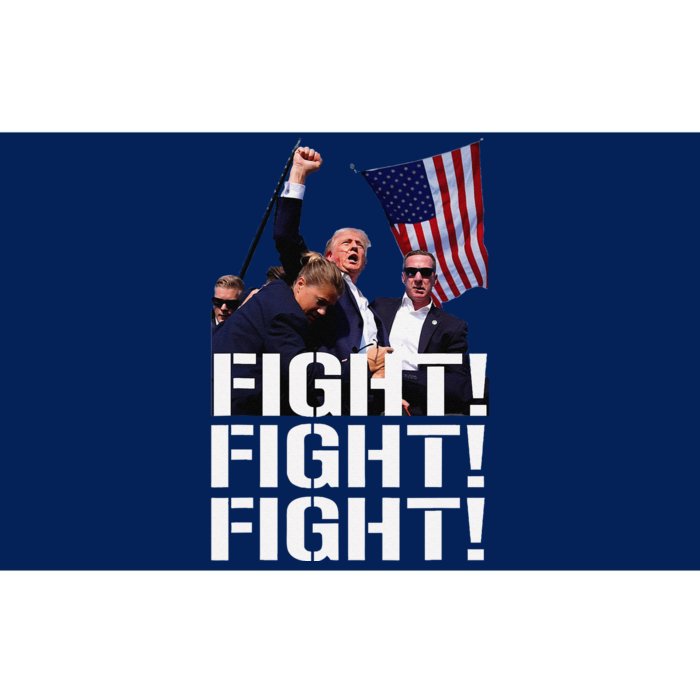 Fight Fight Fight Usa Flag Donald Trump 2024 Rally Presidential Election Bumper Sticker