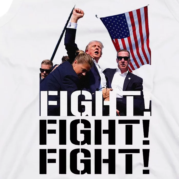 Fight Fight Fight Usa Flag Donald Trump 2024 Rally Presidential Election Tank Top