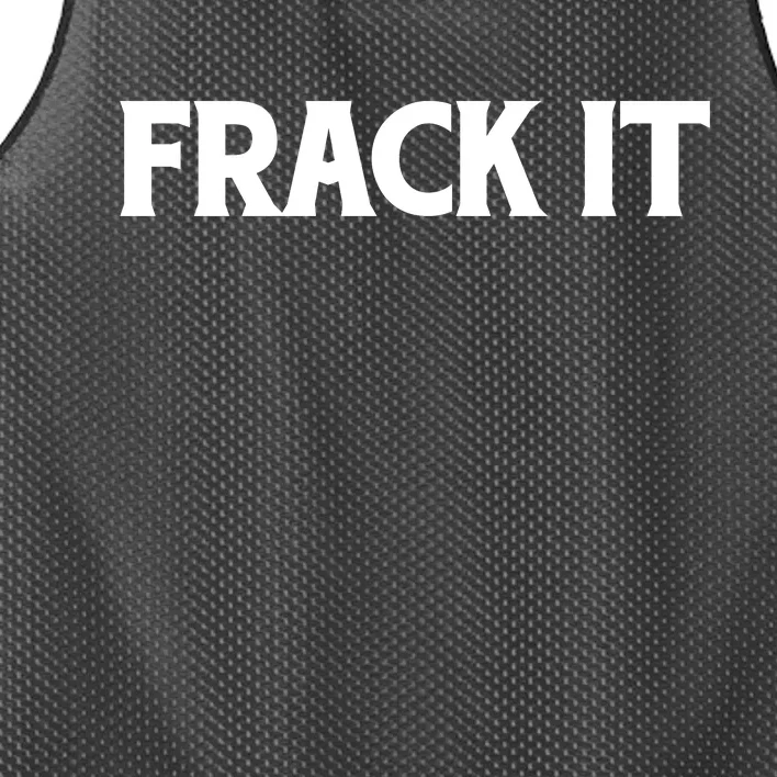 Funny Fracking Mesh Reversible Basketball Jersey Tank