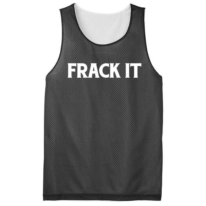 Funny Fracking Mesh Reversible Basketball Jersey Tank