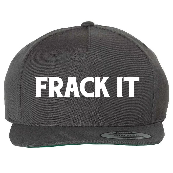 Funny Fracking Wool Snapback Cap