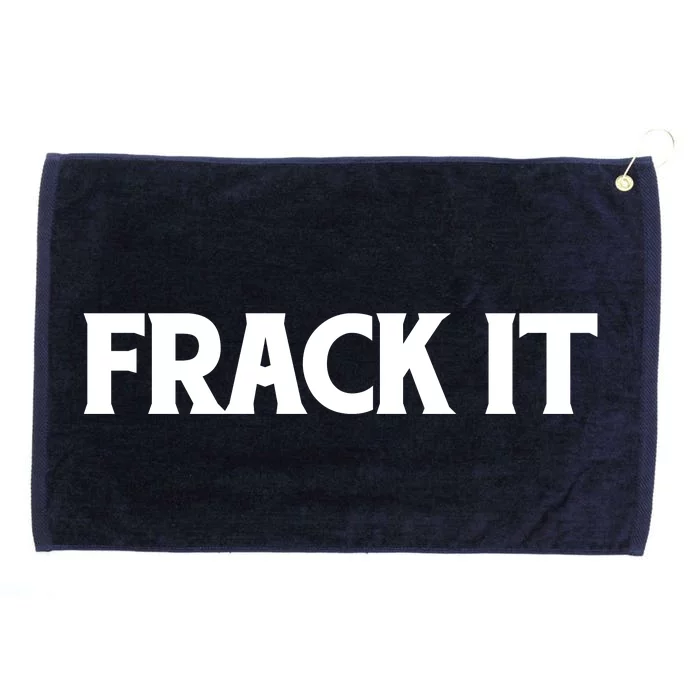 Funny Fracking Grommeted Golf Towel