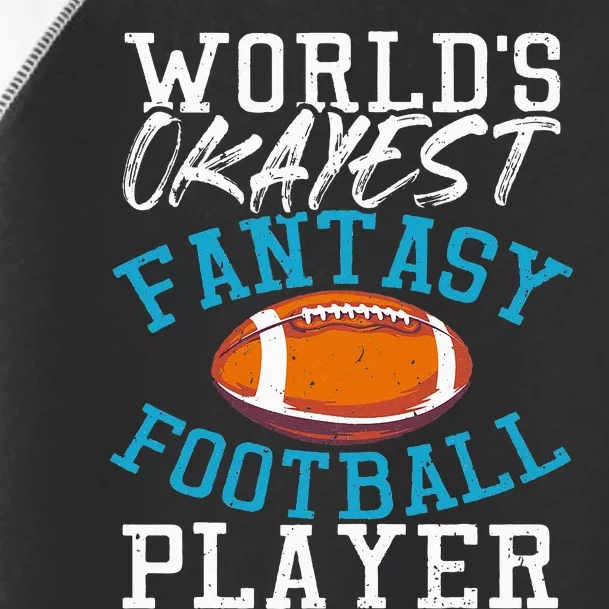 Football Funny Football Tee Fantasy Football Toddler Fine Jersey T-Shirt