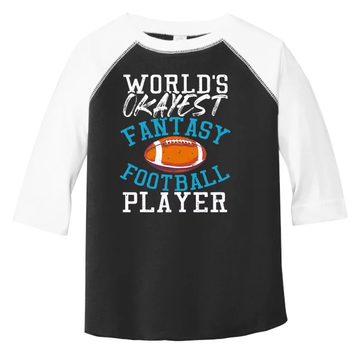 Football Funny Football Tee Fantasy Football Toddler Fine Jersey T-Shirt