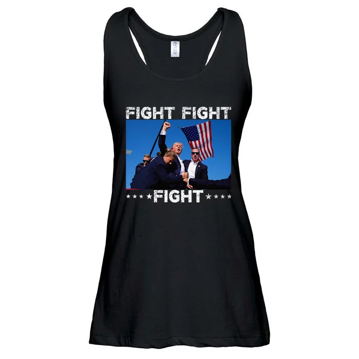 Fight Fight Fight Trump 2024 Vote Trump Ladies Essential Flowy Tank