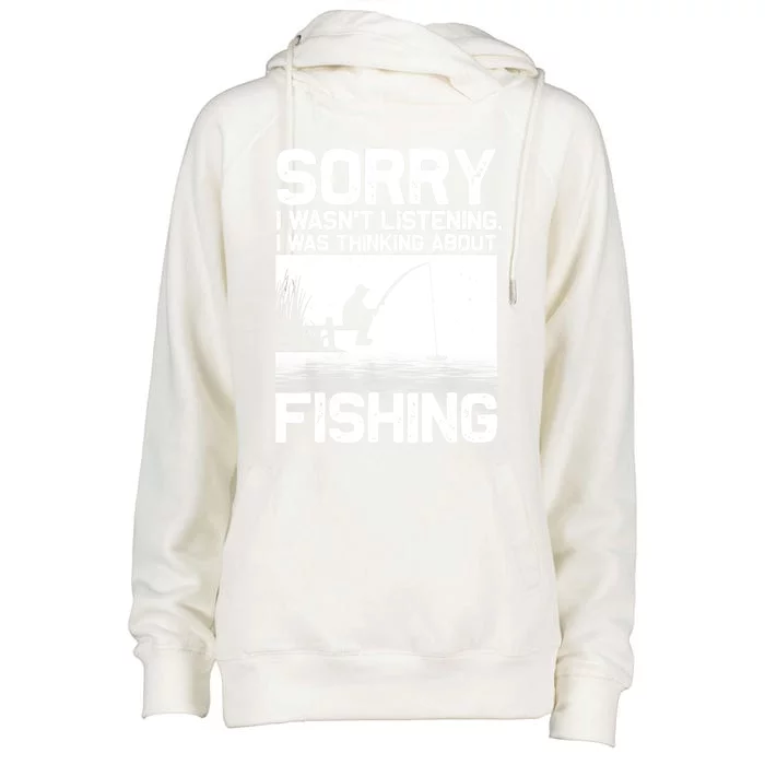 Funny Fishing For Women Trout Bass Fisherman Vacation Womens Funnel Neck Pullover Hood