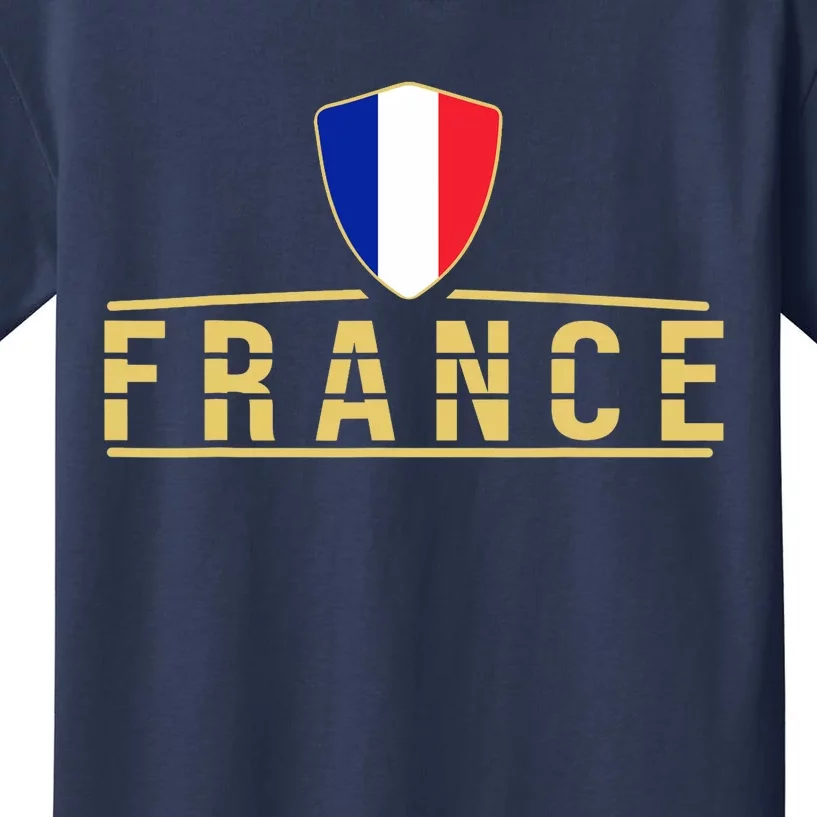 France Football France Soccer Jersey French Kids T-Shirt