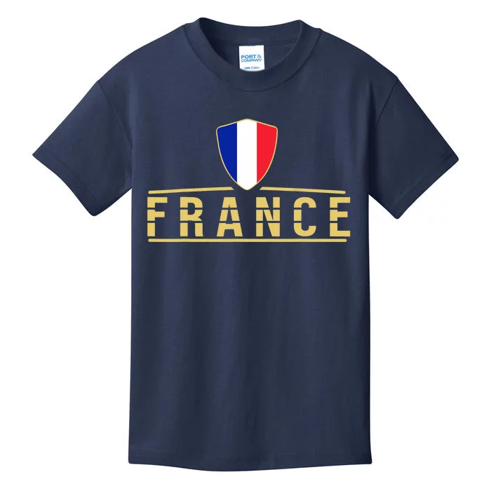 France Football France Soccer Jersey French Kids T-Shirt