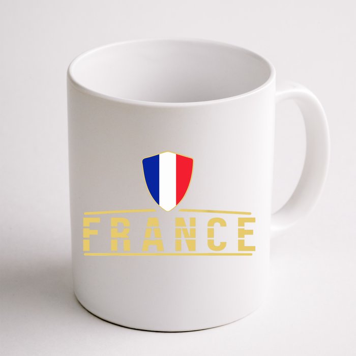 France Football France Soccer Jersey French Front & Back Coffee Mug