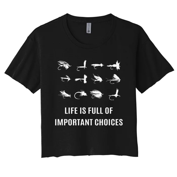 Fly Fishing Funny Fisherman Gift I'm so Fly! Women's Crop Top Tee